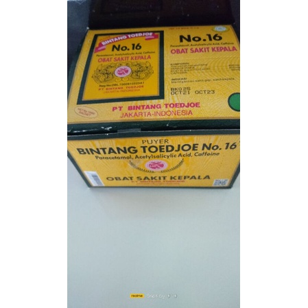 PUYER BINTANG 7 obat sakit kepala