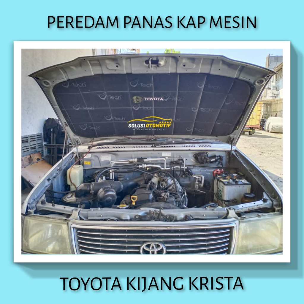 Toyota Kijang KRISTA Peredam Panas Kap Mesin Mobil Aksesoris VTECH Ori