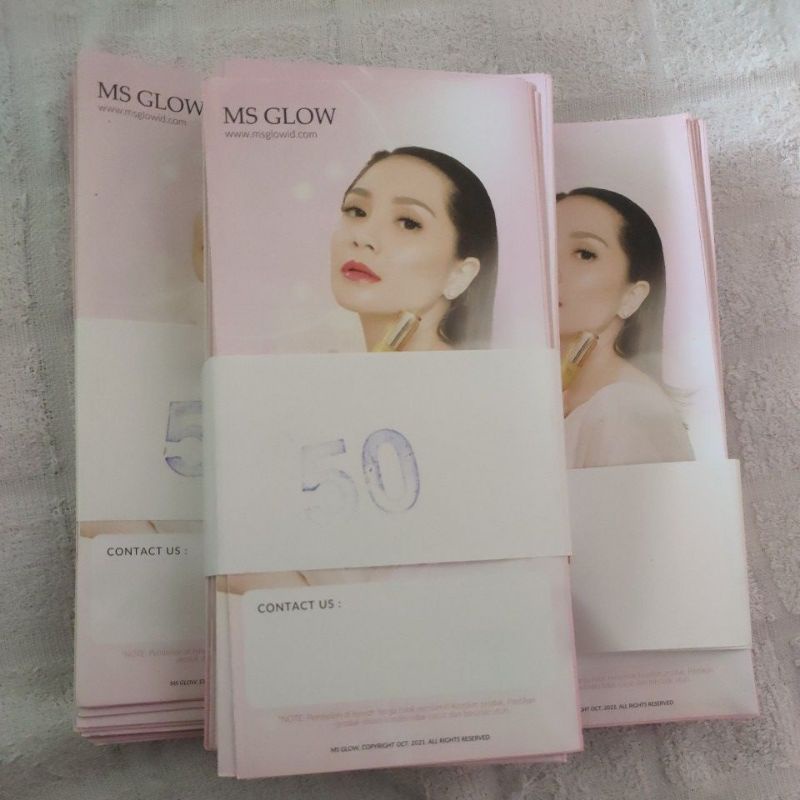 BROSUR PRICE LIST MS GLOW MURAH/ KATALOG MS GLOW