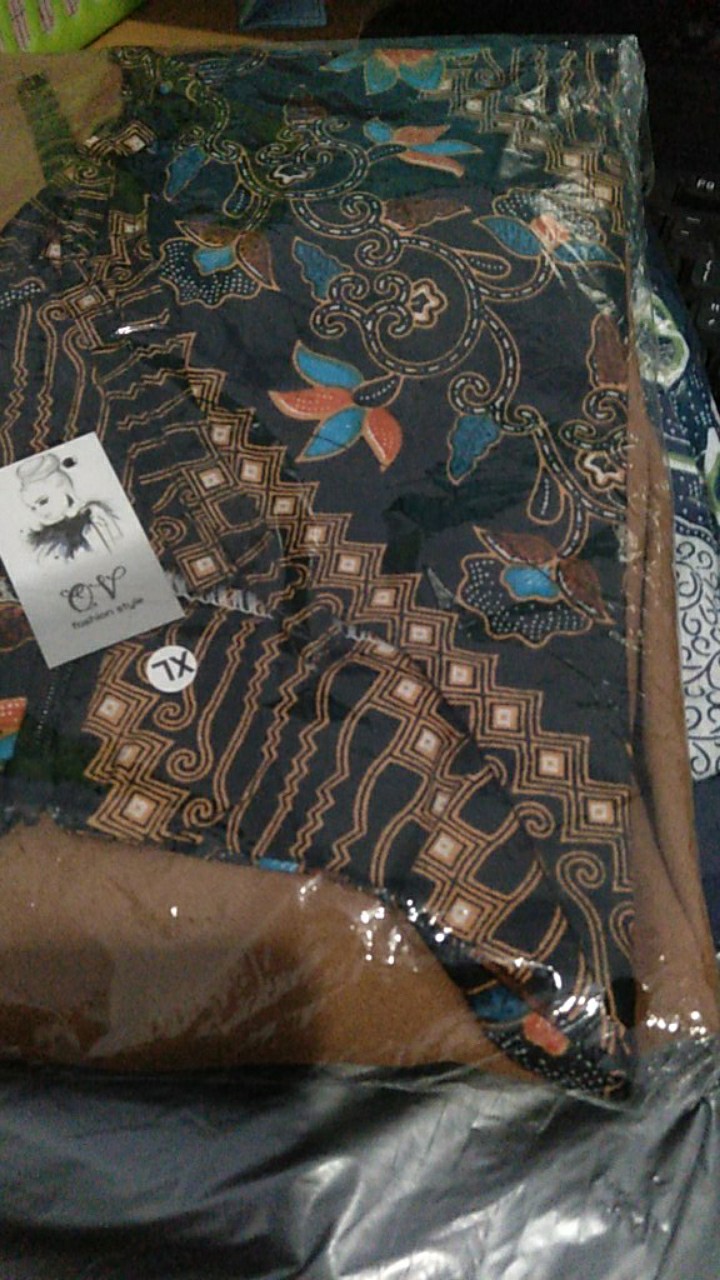 Atasan Batik Dolby Dolbi Dobby Doby Tenun Sutra Tulis Halus Katun Atbm Baron ,sarombit Atasan