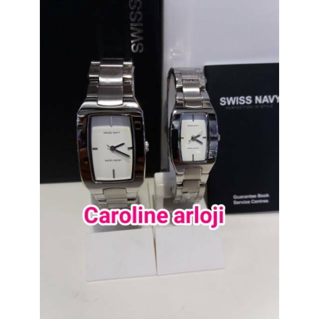 JAM TANGAN COUPLE SWISS NAVY ORIGINAL SN6827