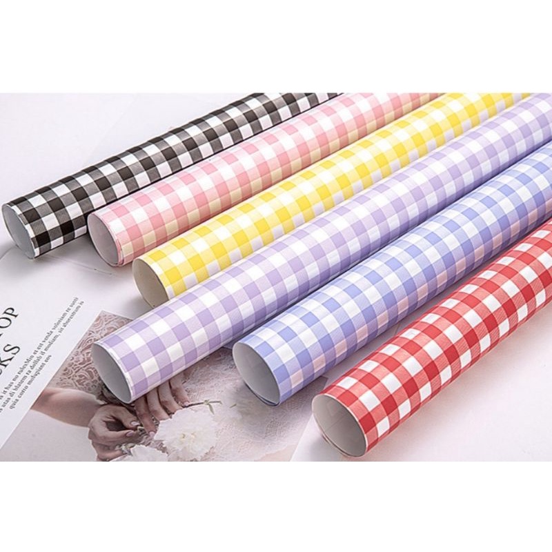 

FLOWER WRAPPING PAPER / KERTAS CELLOPHANE / GRID WRAPPING PAPER