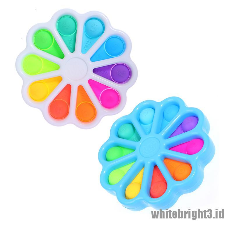 {white3} Simple Dimple Toy Toys Stress Relief Hand Toys For Kids Adults