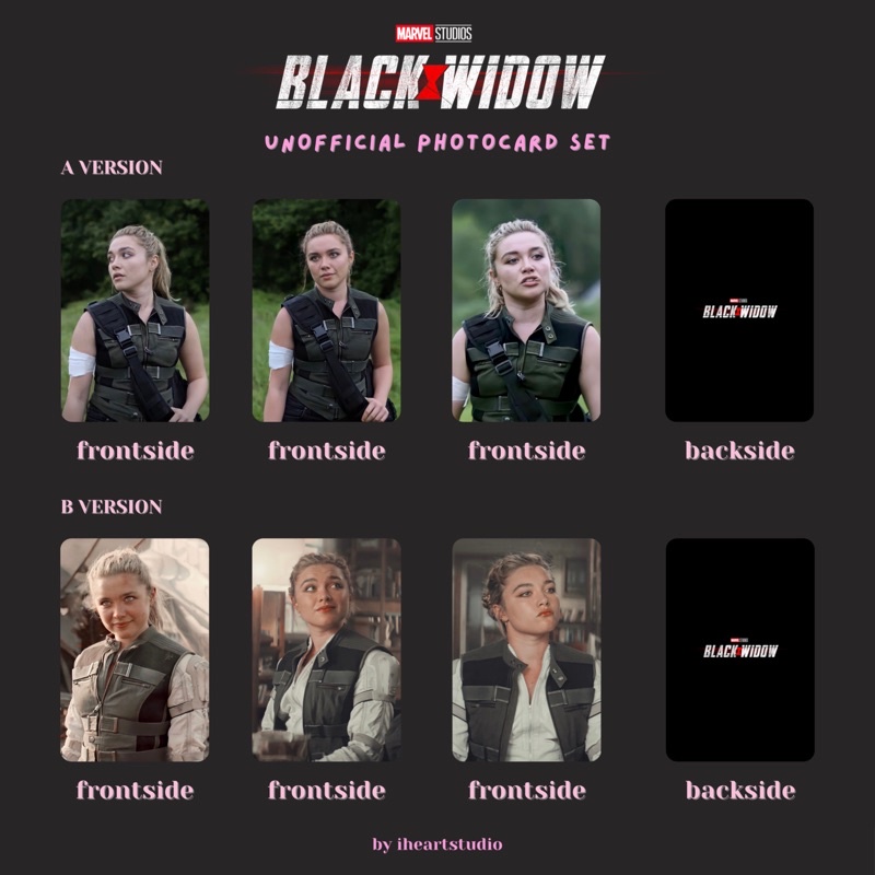 YELENA BELOVA/BLACK WIDOW PHOTOCARD SET