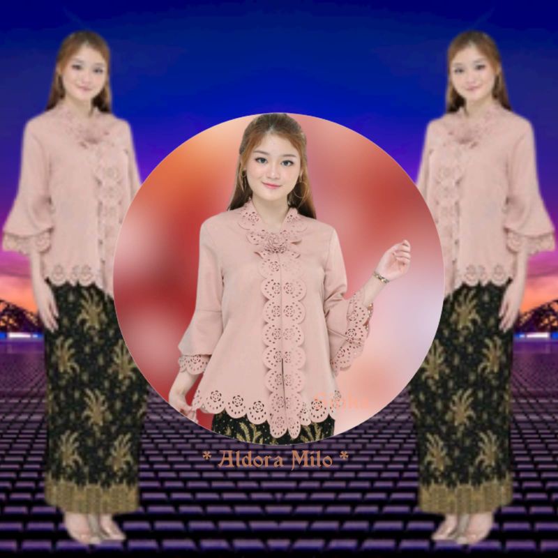 Atasan Kebaya Encim Senada Modern