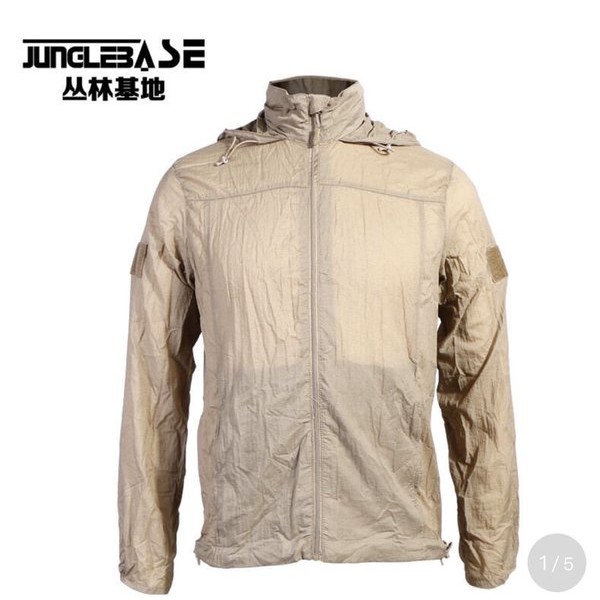 Jaket Gunung Junglebase Tipis Waterproof Sport Army Tactical Import