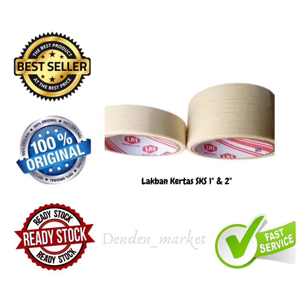 

Lakban Kertas 1" , 2" Inch SKS / Masking Tape 1inch , 2inch SKS / Lakban Kertas 1inch , 2 inch SKS