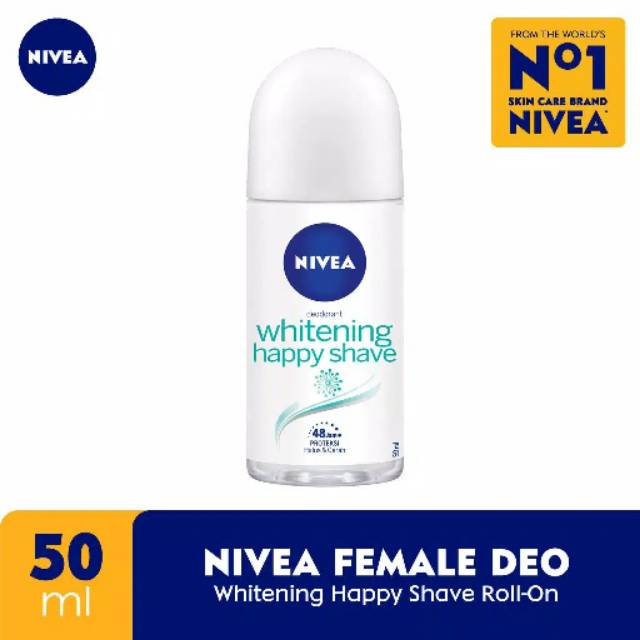 NIVEA Deodorant Whitening Happy Shave Roll On