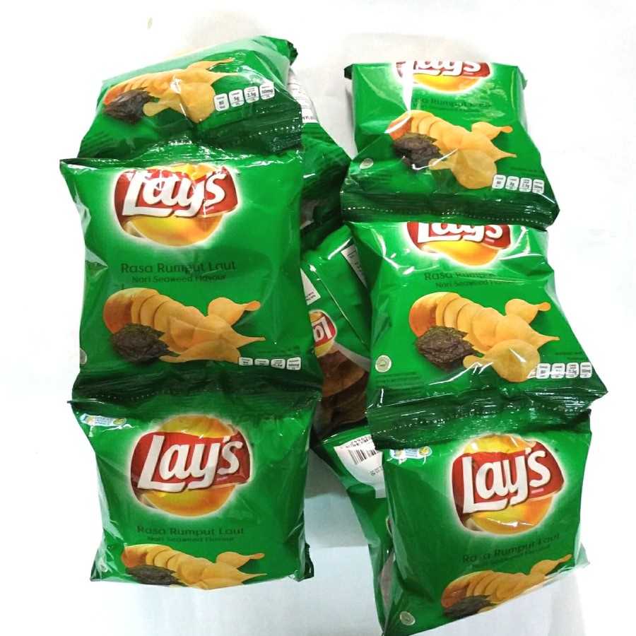 

Keripik Kentang Lays Rumpul laut 14 gr. isi 10bks. | (Chiki/Ciki/Lays)