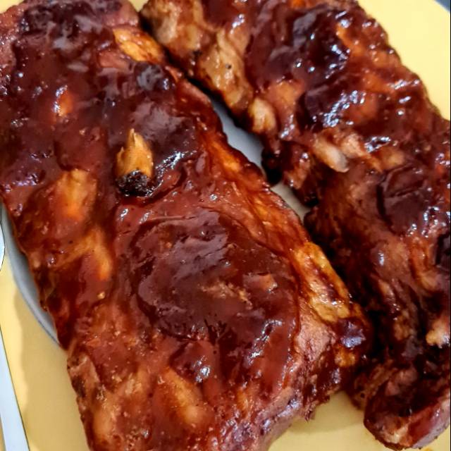 

Smokey Pork Ribs Jack Daniel Sauce