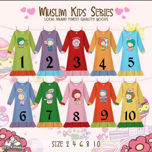 Gamis Vitto Kidswear