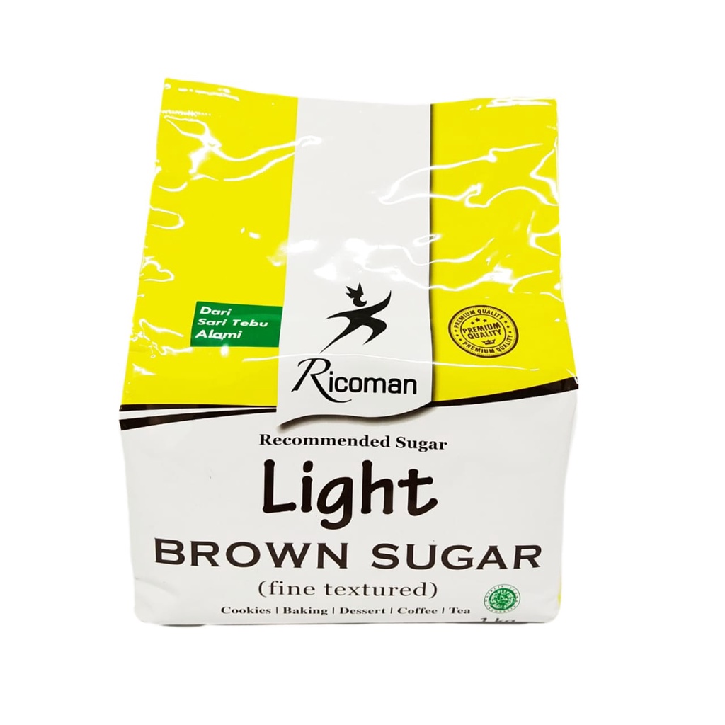 

Ricoman Light Brown Sugar 1kg