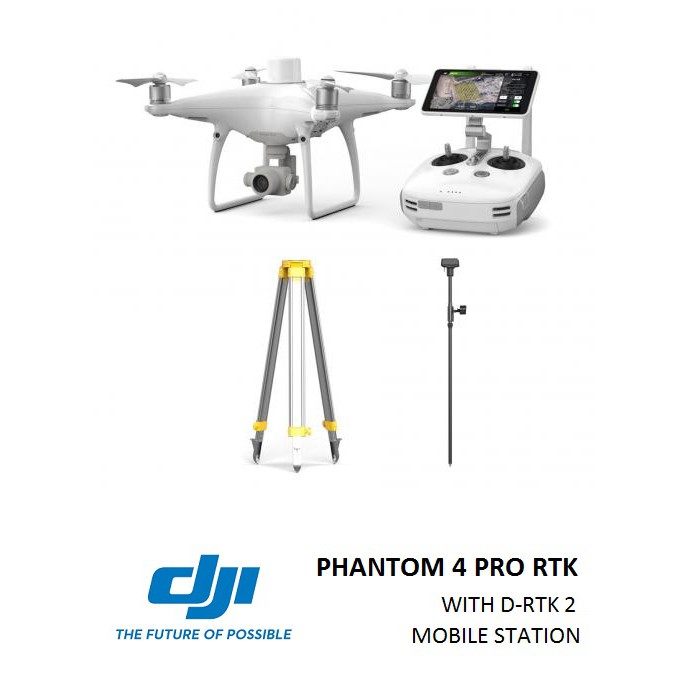 DJI PHANTOM 4 PRO RTK WITH D-RTK 2 MOBILE STATION MAPPING PACKAGE