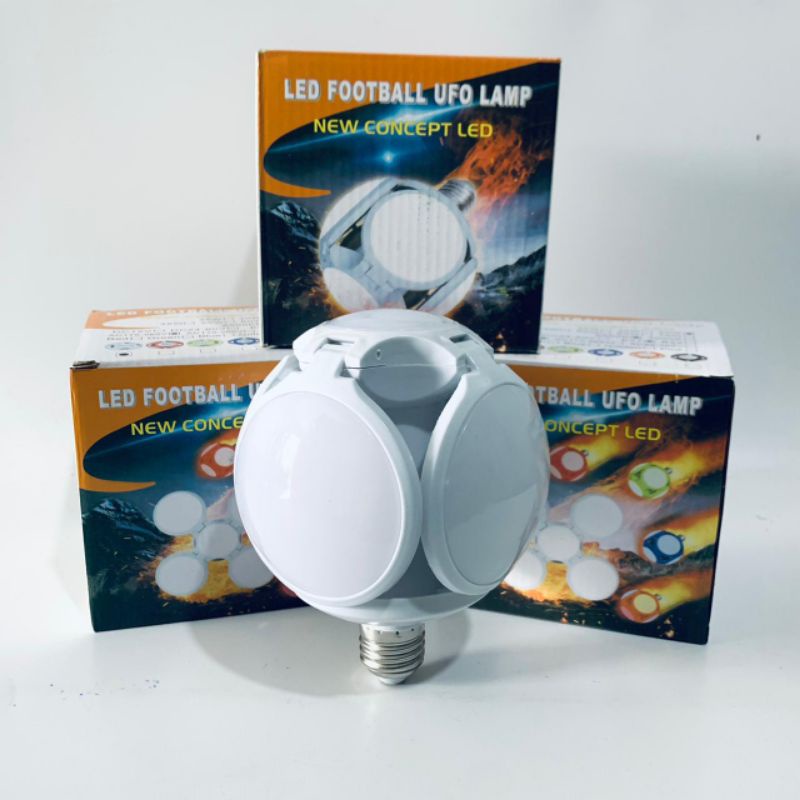 Lampu Bohlam Led 120 LED E27 40W Cold White Folding Bulb