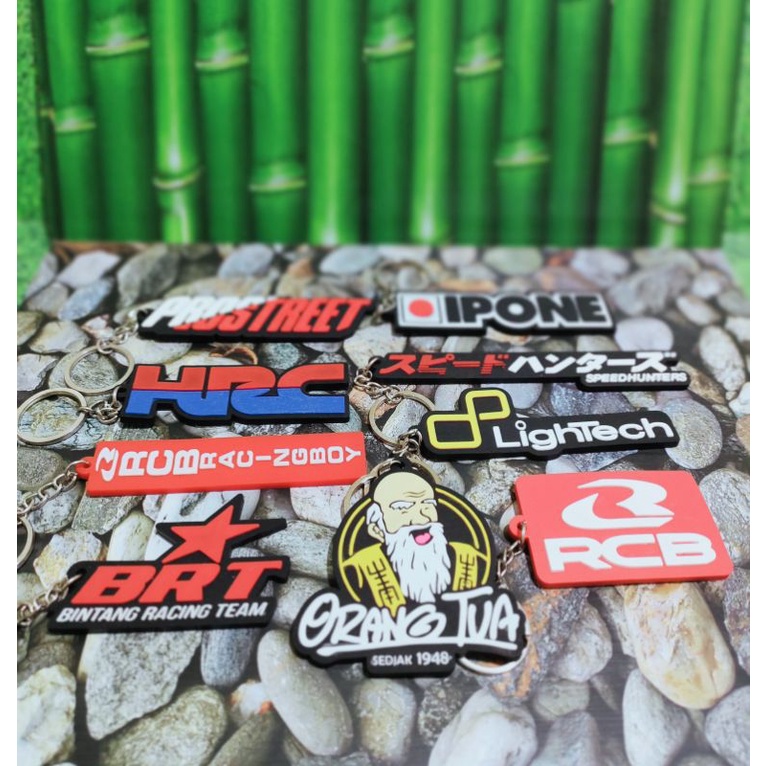 Gantungan Prostreet key chain rubber,ganci