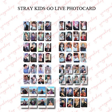 [READY / SET] STRAY KIDS GO LIVE SKZZ PHOTOCARD FAN MADE UNOFFICIAL GOD'S MENU GOD S GOSAENG SAENG B