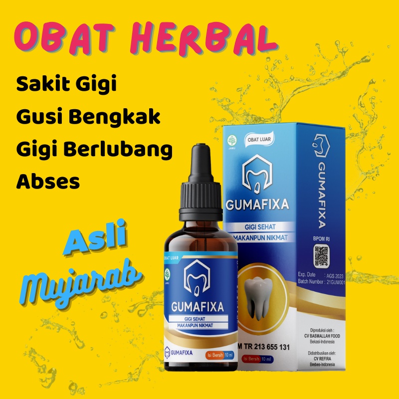 Obat Sakit Gigi Berlubang Paling Ampuh Gusi Bengkak Abses Gigi GUMAFIXA