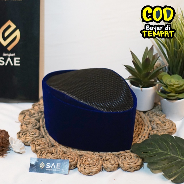 Songkok susun Full AC peci full ac an peci hitam songkok hitam full ac kopiah hitam kopyah kopeah bl