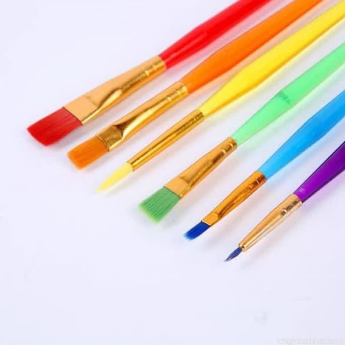 

(((Bisa Bayar Di Tempat))) Kiedler Paint Brush Kuas Lukis Isi 6 New Kode 186
