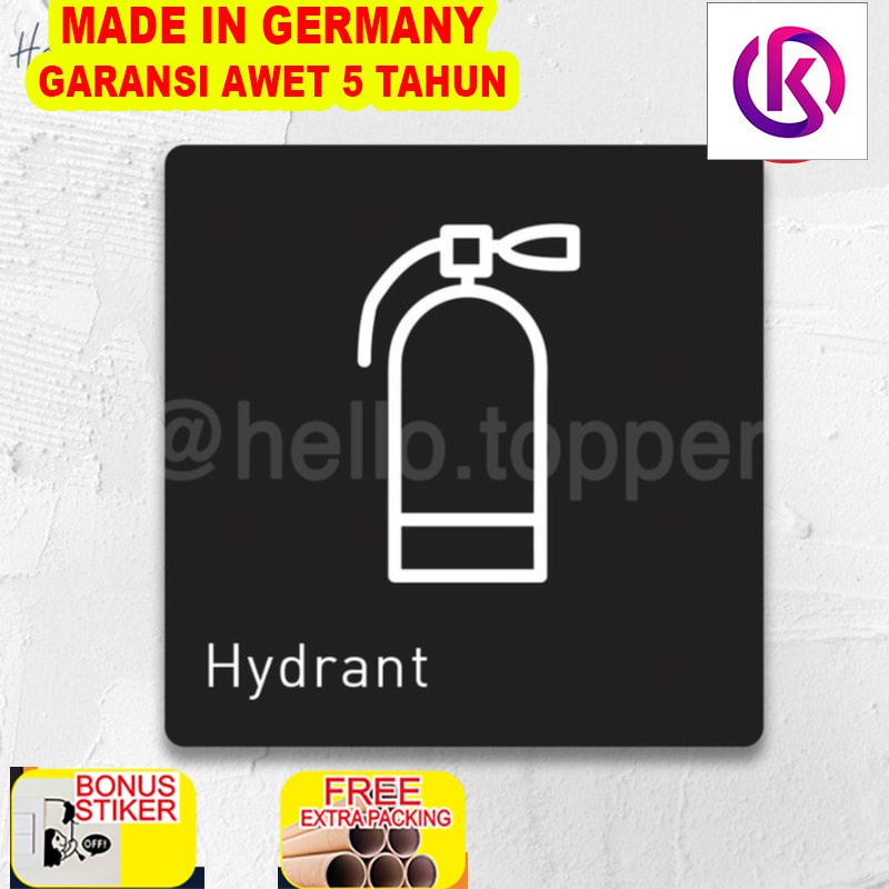 

Terlaris Sign Akrilik Hydrant Print | Sign Board Akrilik | Sign UV Print - 10x10 Hitam