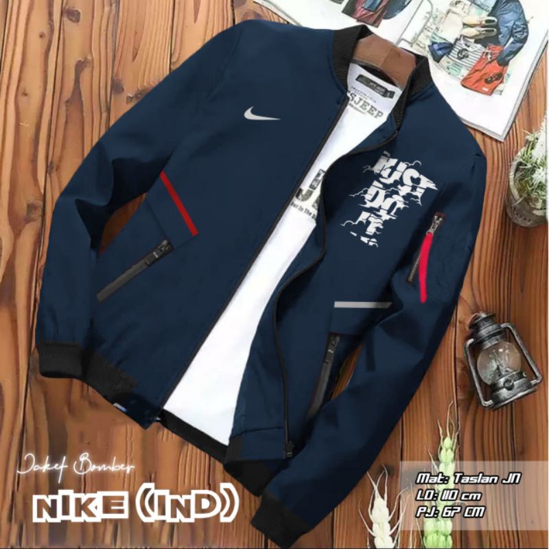 Jaket bomber Nike//JAKET PRIA/Bomber Pria/Bomber murah//Bomber bolak balik