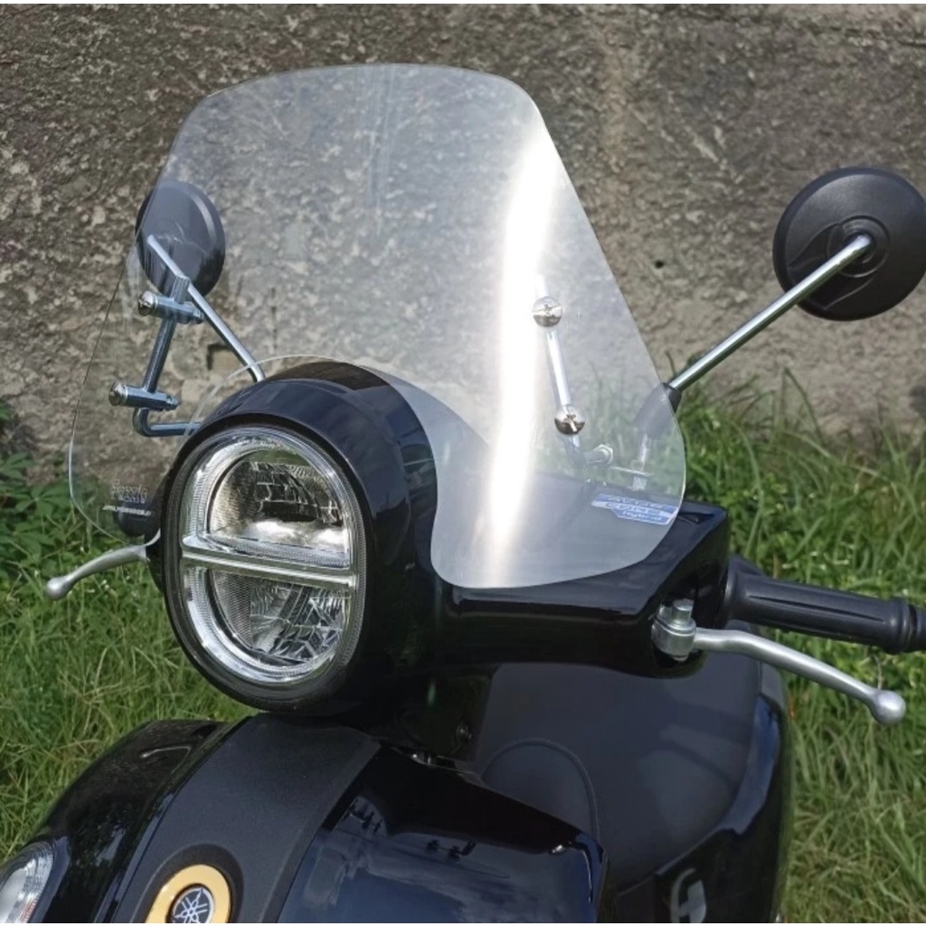 windshield kaca visor yamaha fazzio