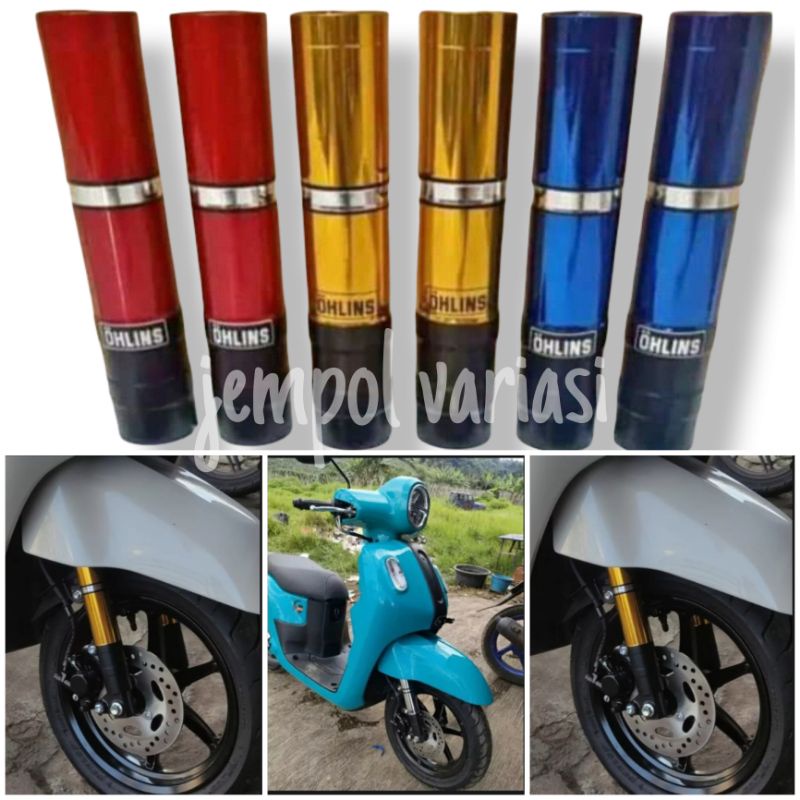 cover shock depan yamaha fazio
