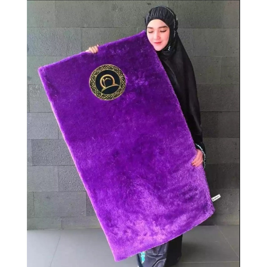 SAJADAH BULU RESFUR  PREMIUM TEBAL MURAH PROMO SAJADAH SHOLAT Ukuran 60x120 cm