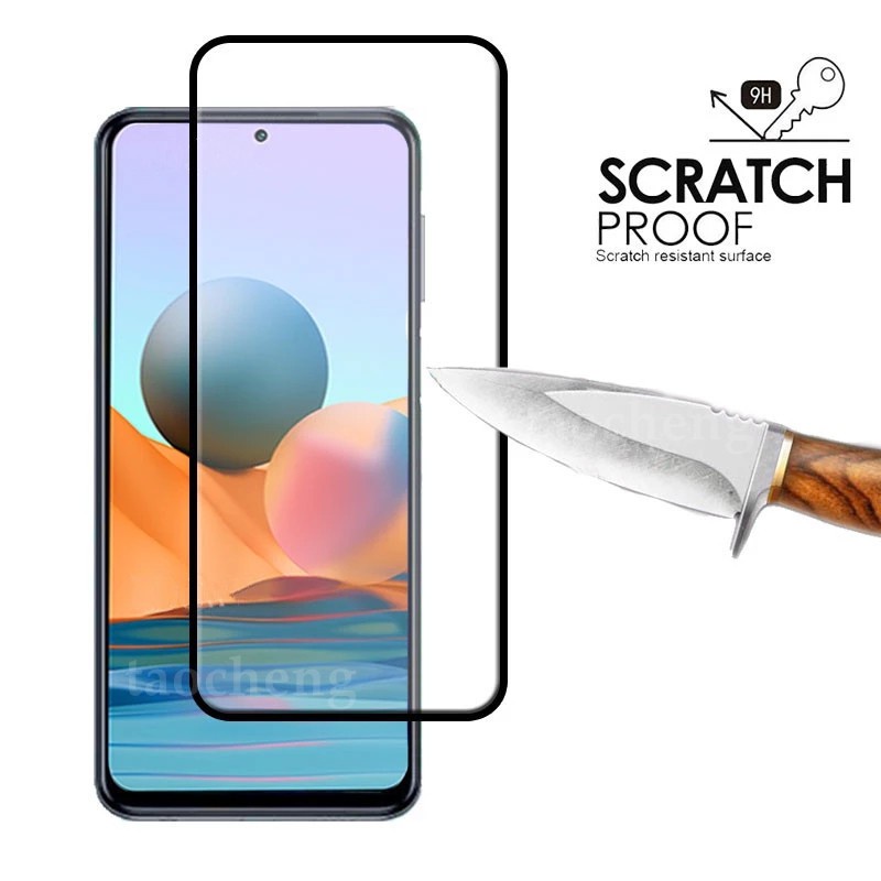 PROMO 3in1 Tempered Glass Full Redmi NOTE 10/10S/10 PRO 4G Anti Gores Kamera Belakang+Garskin