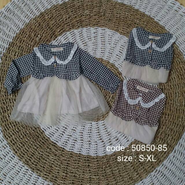 Mini Dress Tutu Impor Anak Perempuan