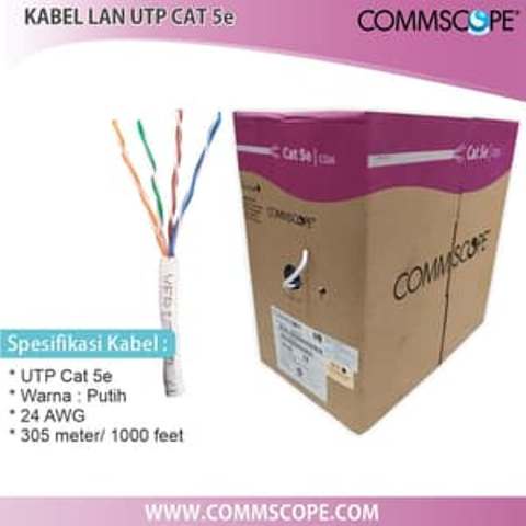 Kabel UTP Cat5e Amp Comscope Eceran