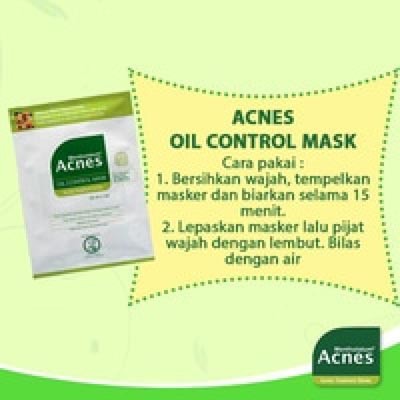 [ISI 2 PCS] ACNES Oil Control Mask 24mL | Masker Jerawat Dan Kulit Berminyak 24ML_Cerianti