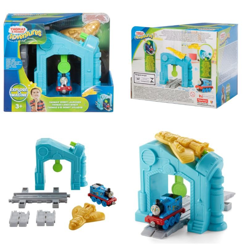 Thomas & Friends Adventures Thomas' Robot Launcher Launch the Robot Original Fisher Price