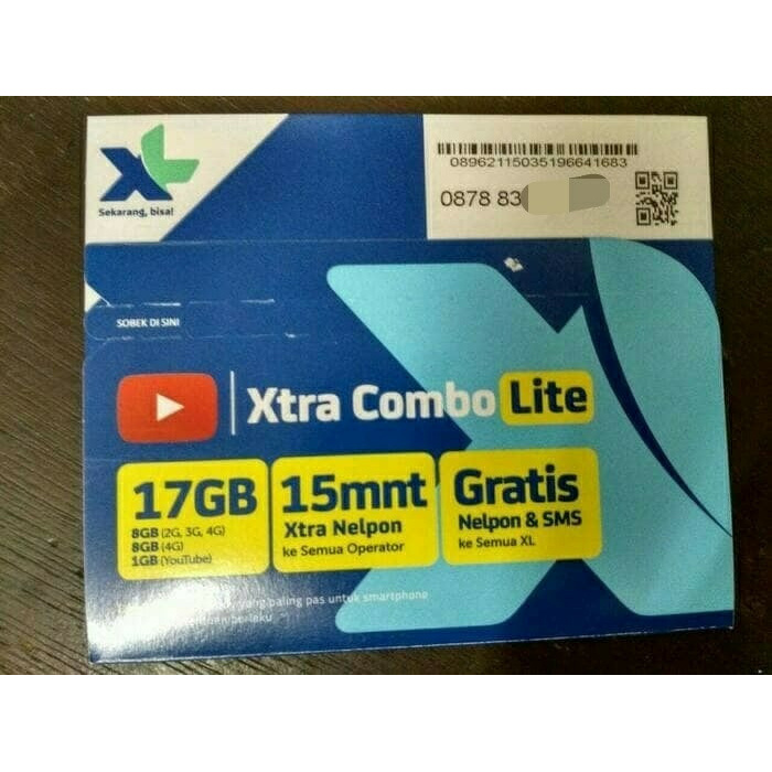 Perdana Xl Combo Lite 17 Gb Gratis Youtube 1 Tahun Shopee Indonesia