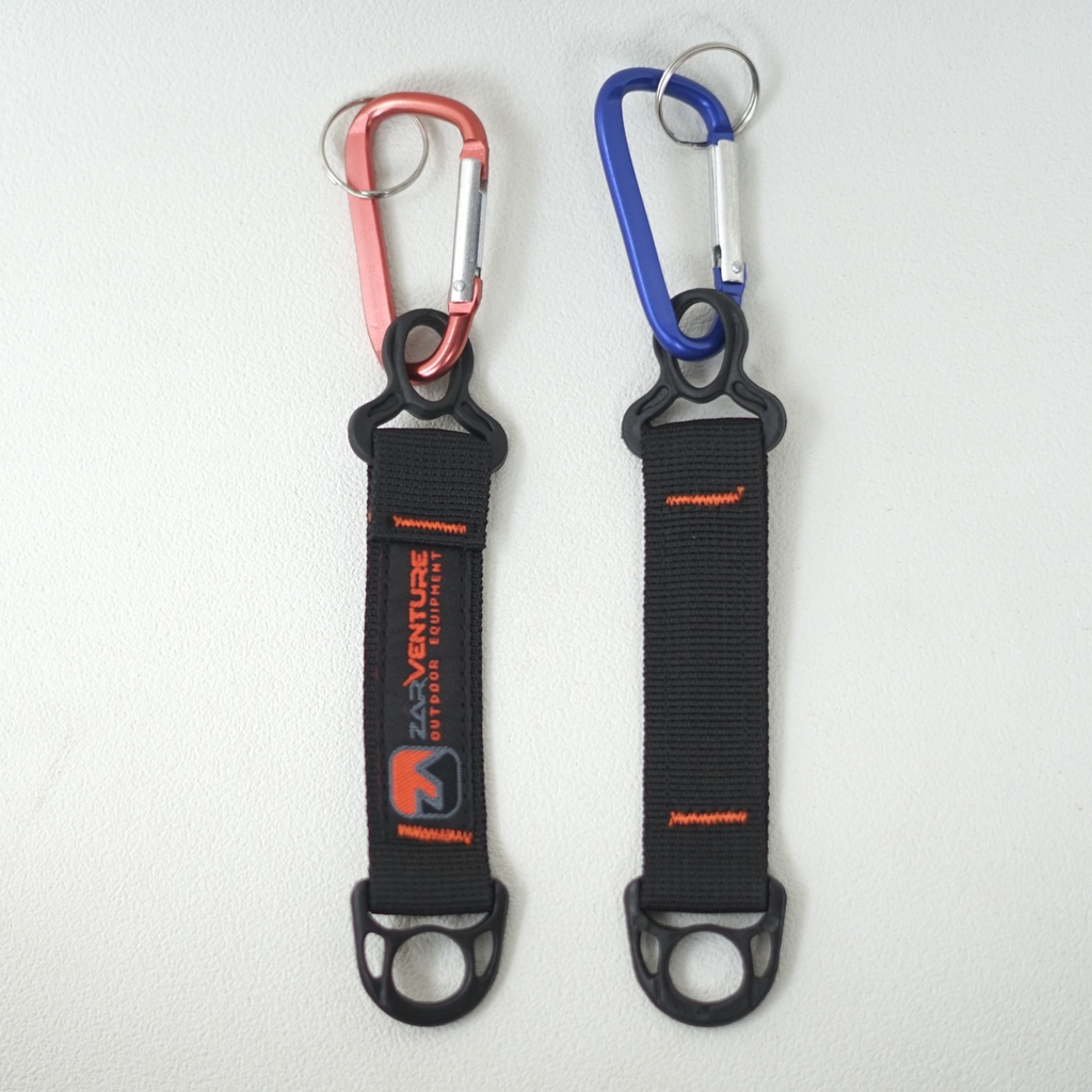 Zarventure Gantungan Kunci CARABINER SCRU Alumunium Aloy