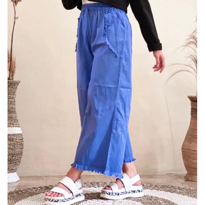 Celana Kulot Rawis Jeans Rawis Wanita Kulot Jeans Warna  Highwaist Kulot Jeans Wanita / Kulot jeans 