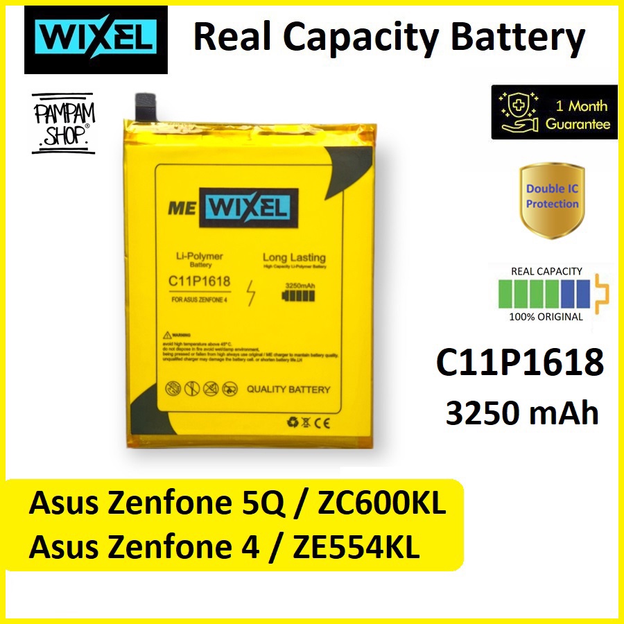 Jual WIXEL ME Baterai Asus Zenfone 5Q ZC600KL X017D Zenfone 4 Z01KD