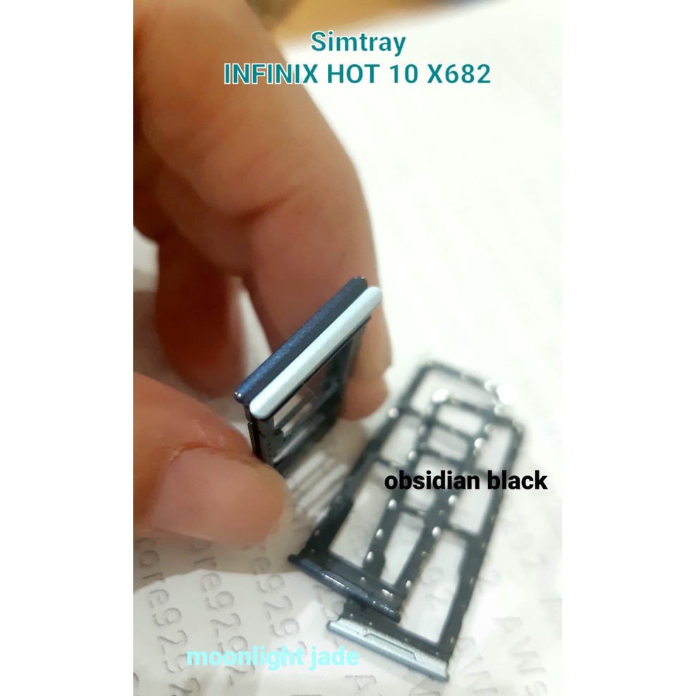 Slot Tempat Dudukan Kartu Simcard Sim Card Lock Simtray Sim Tray INFINIX HOT 10 X682