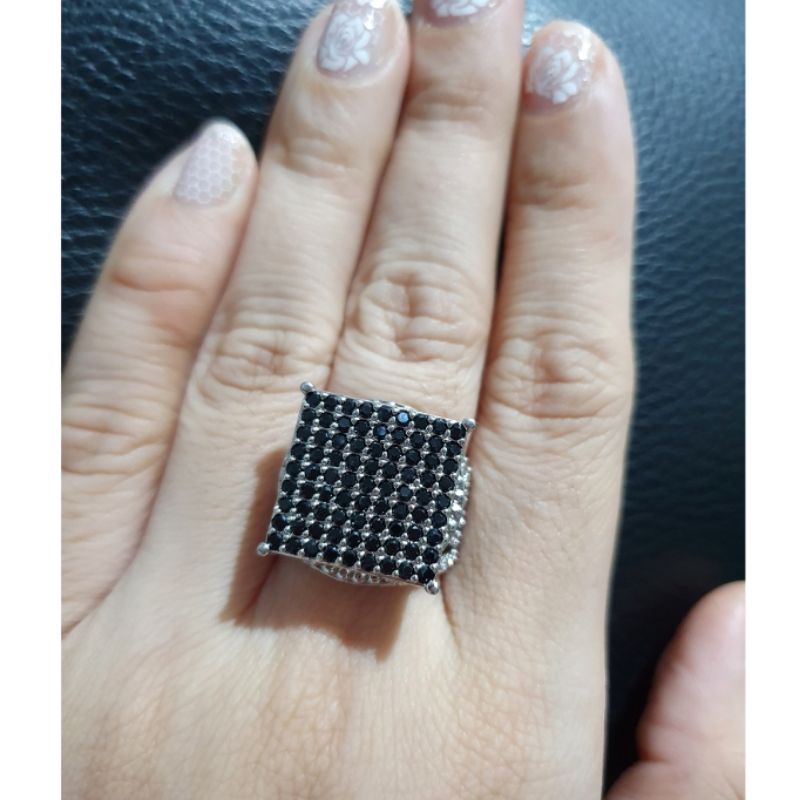 Cincin Zircon Premium Quality Lapis emas Premium Quality Anti karat anti alergi Mata kilau ml092
