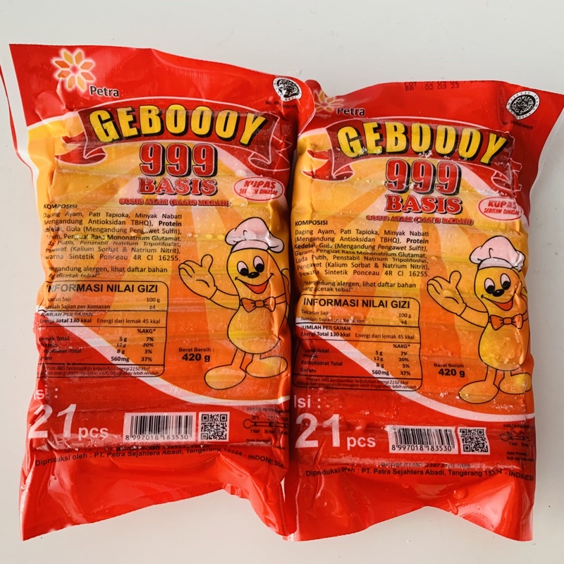 

Geboyku Basis Sosis Merah isi 21