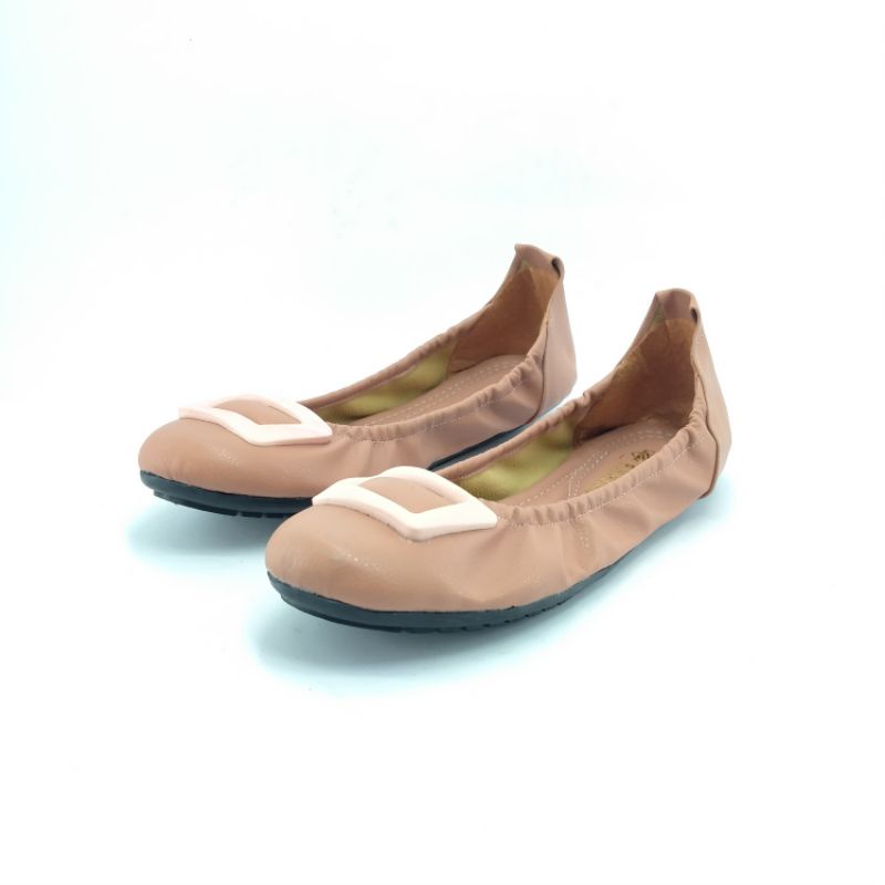 ANDIS Sepatu Flat Shoes Sol Karet Bisa dilipat ROLLY AN09