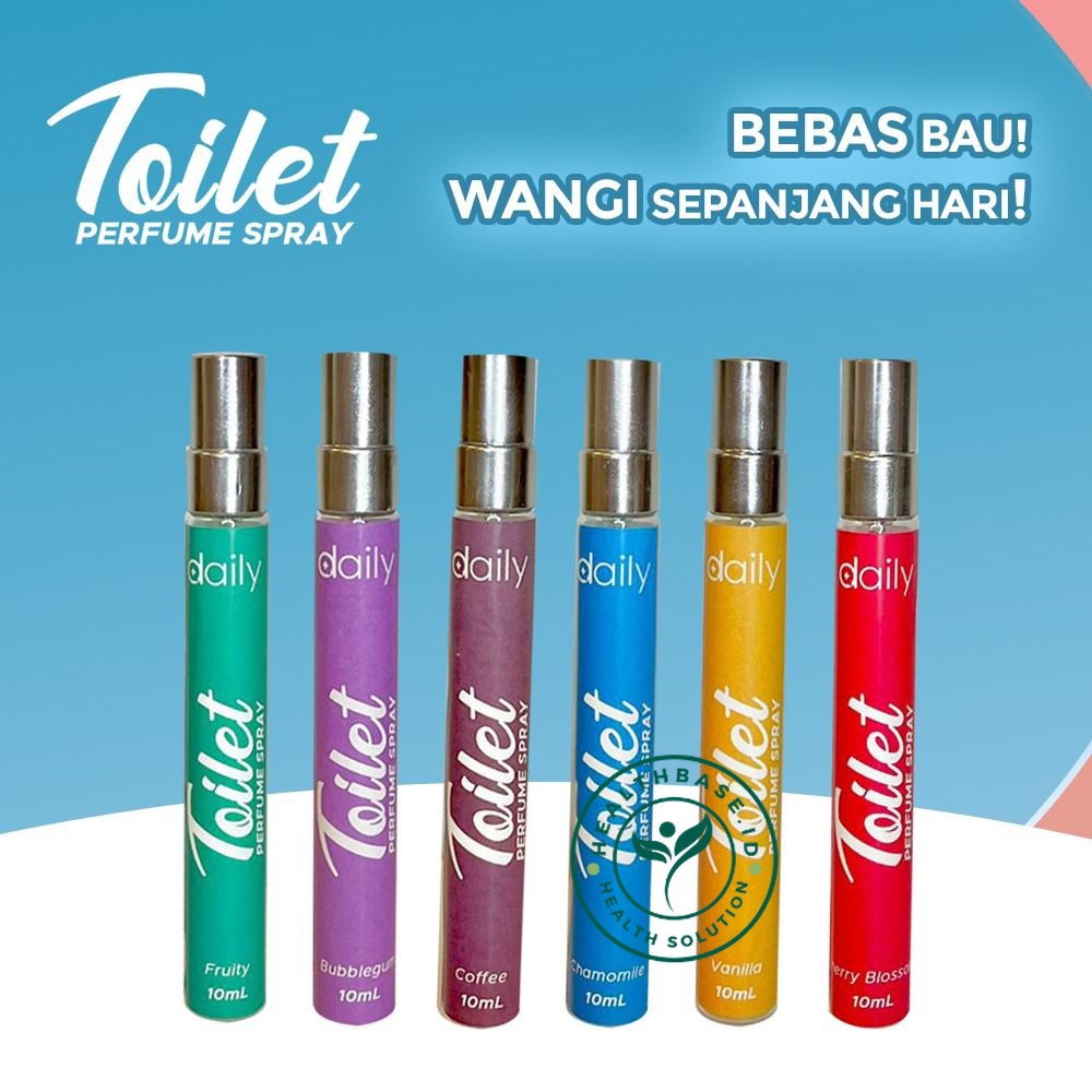 PARFUM TOILET DAILY TOILET PERFUME SPRAY PENGHARUM TOILET MENGHILANGKAN BAU TIDAK SEDAP