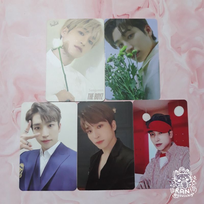 Sangyeon The Boyz withdrama luckydraw bene kingdom tc fancon the star yescard