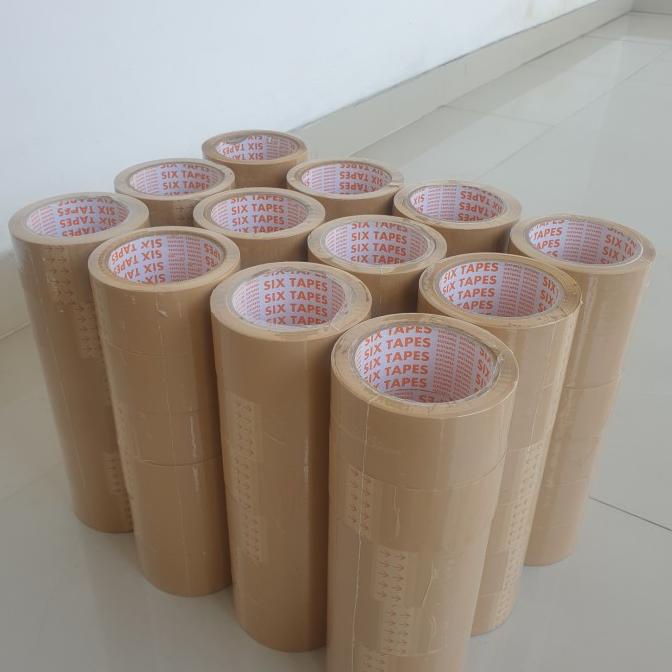 

Lakban coklat 2 inch(48mm) 90 yard 80 meter REAL 1 DUS ISI 72 PCS ---Termurah---