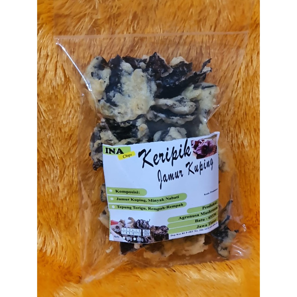 

KERIPIK SAYUR - Keripik Jamur Kuping (kemasan 100gr)