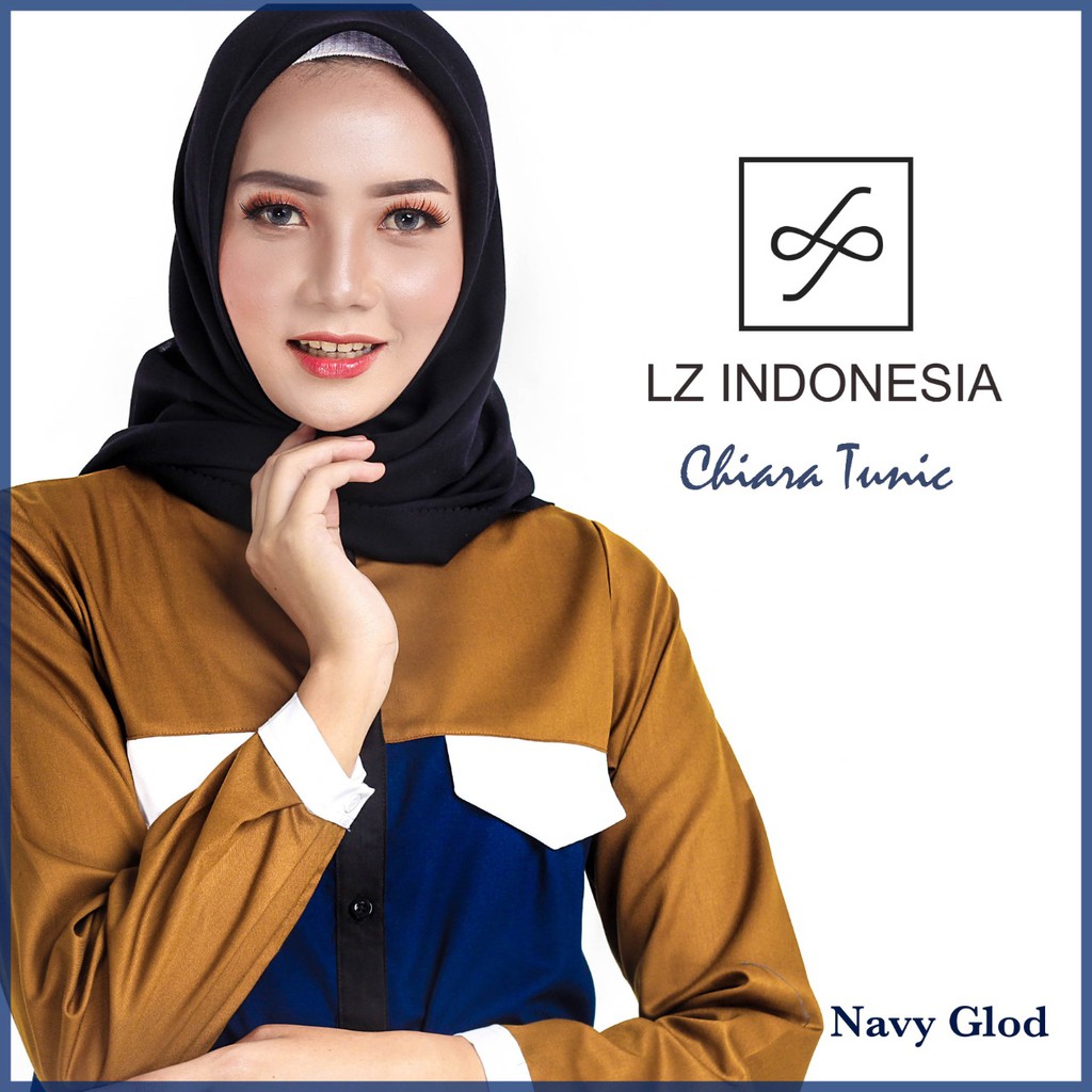 TUNIC WANITA / TUNIC TERBARU / TUNIC MUSLIM / TUNIC WANITA / CHIARA TUNIC / LZINDONESIA