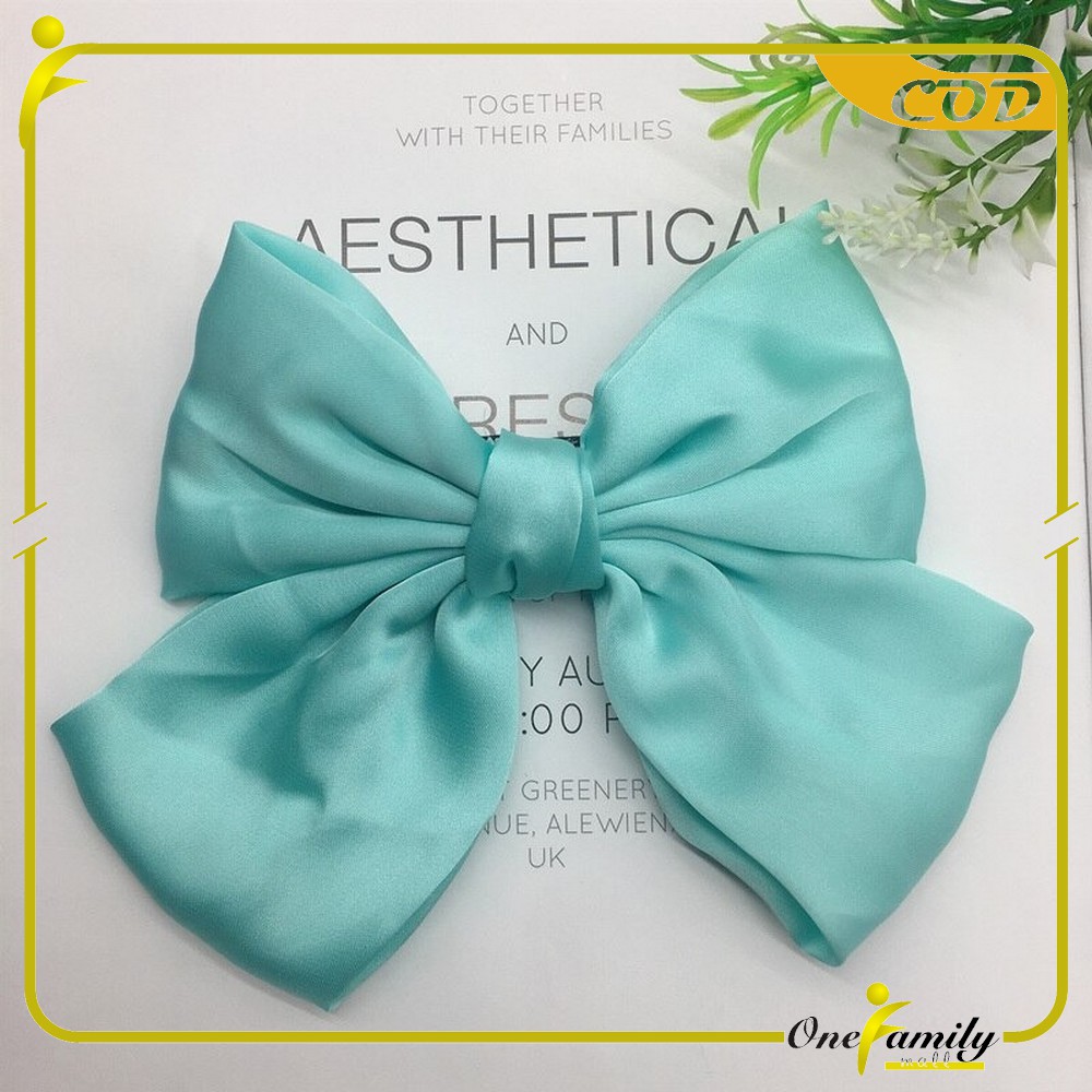 ONE-C160 Ikat Rambut Pita Besar Kuncir Rambut Hairband Aksesoris Wanita Kunciran Rambut Korea Style-PITA TOSCA