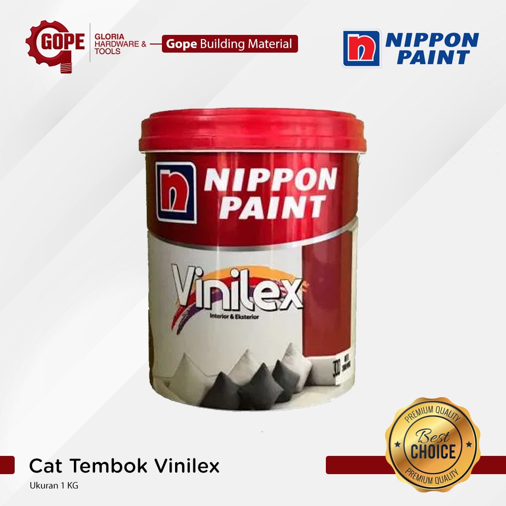 Jual CAT TEMBOK VINILEX @1 KG (HANYA WARNA PUTIH) | Shopee Indonesia