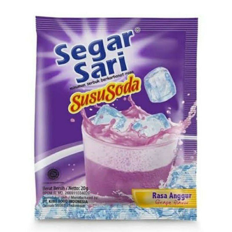 

SEGAR SARI SUSU SODA