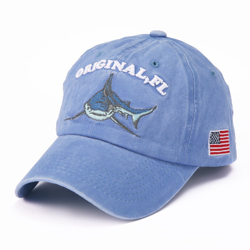 Topi Baseball Original Model Ikan Hiu - P1